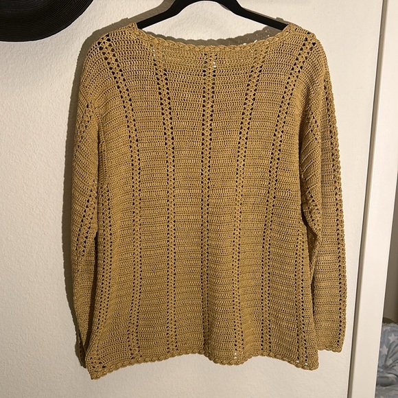 CAAMANO HAND KNIT Peruvian Cardigan Sweater Size M - Picture 8 of 9